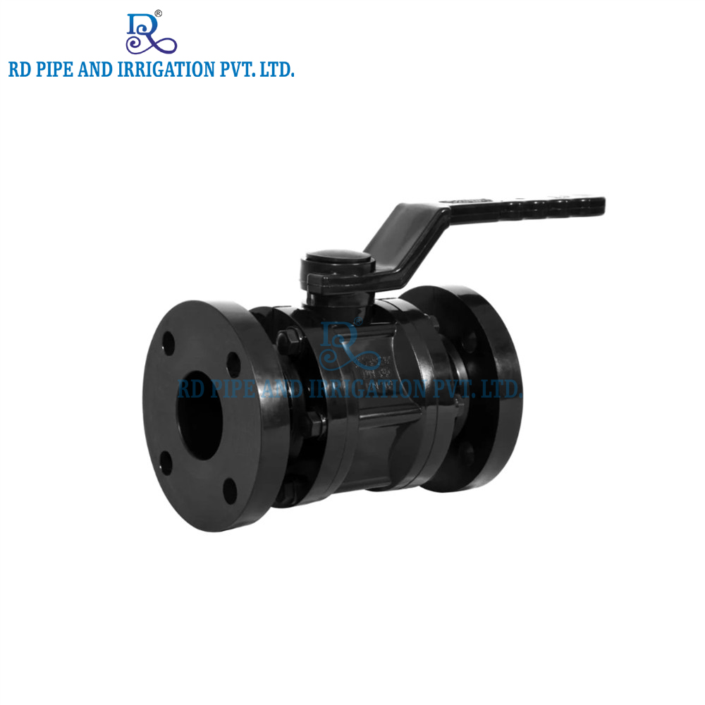 PP Ball Vale with Flange